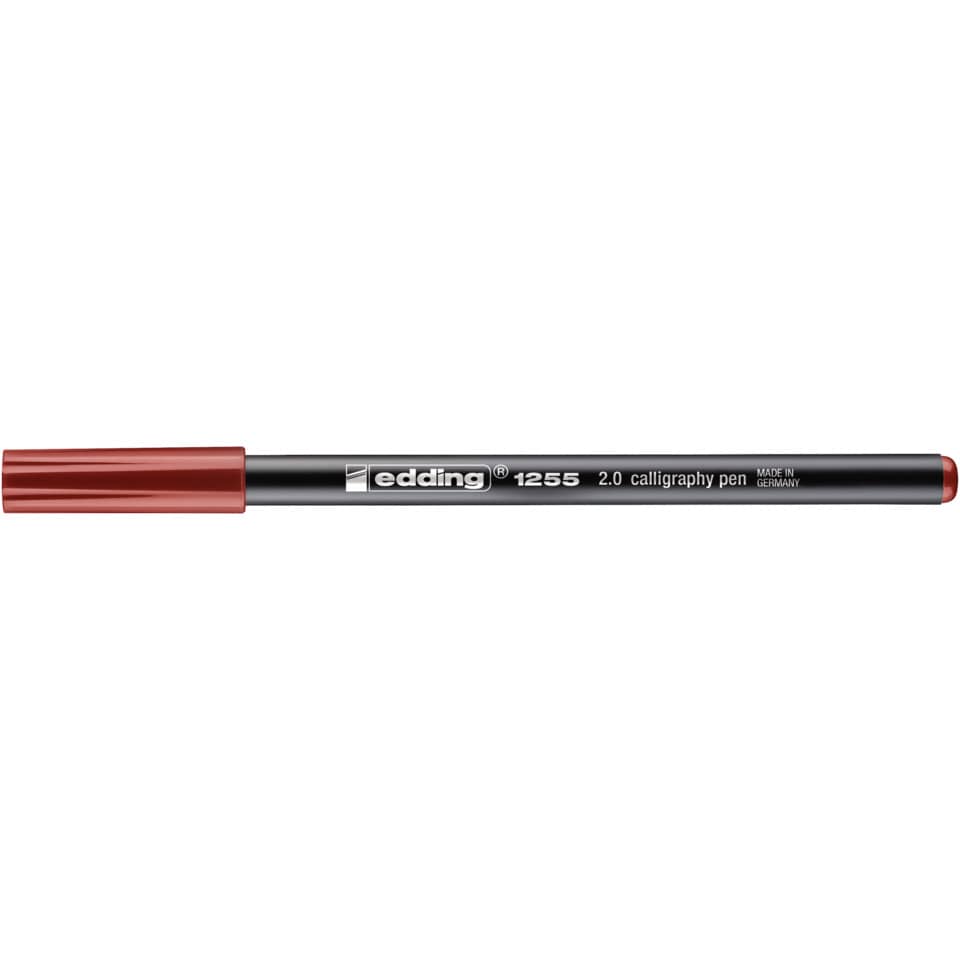 1255 Kalligrafie Stift - Fasermaler, 2,0 mm, karmesin