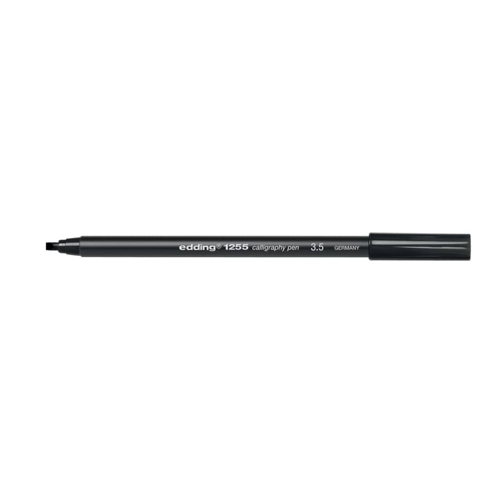 1255 Kalligrafie Stift - Fasermaler, 3,5 mm, schwarz