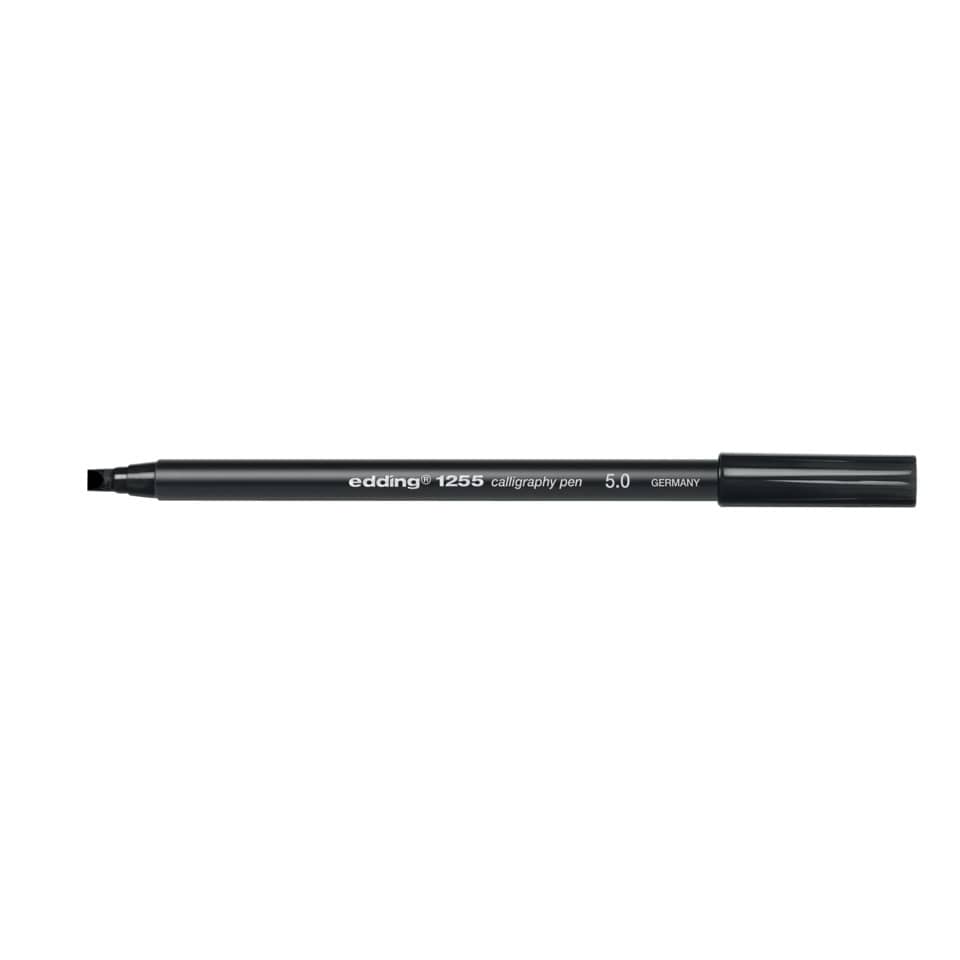 1255 Kalligrafie Stift - Fasermaler, 5,0 mm, schwarz
