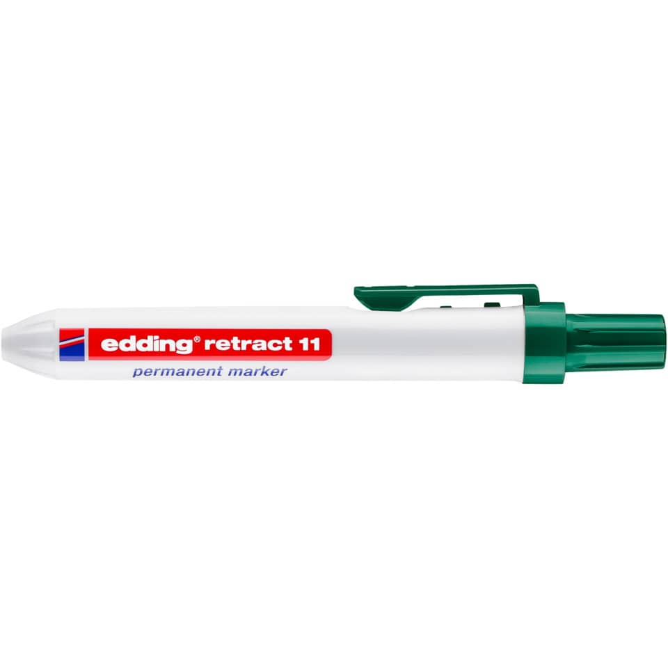 Permanentmarker Retract 11 - 1,5 - 3 mm, grün
