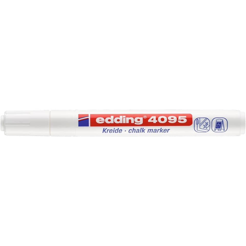 4095 Kreidemarker - 2 - 3 mm, weiß