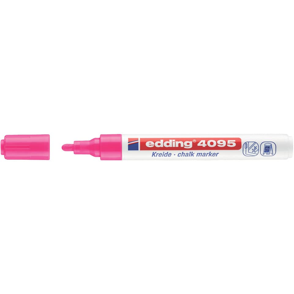 4095 Kreidemarker - 2 - 3 mm, neonrosa