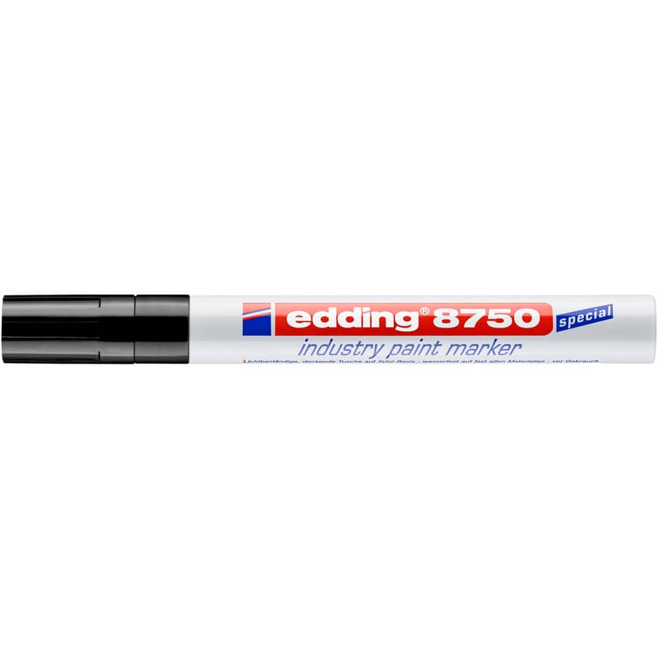 8750 Lackmarker industry paint marker - 2-4 mm, schwarz