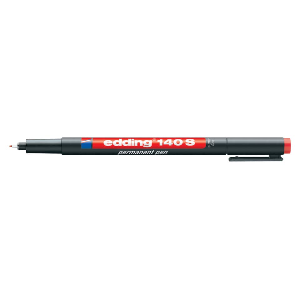 140 S - OHP-Marker, permanent, 0,3 mm, rot