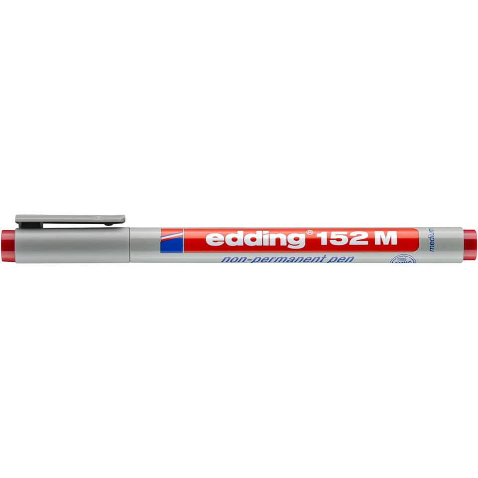 152 M - OHP-Marker, non-permanent, 1,0 mm, rot