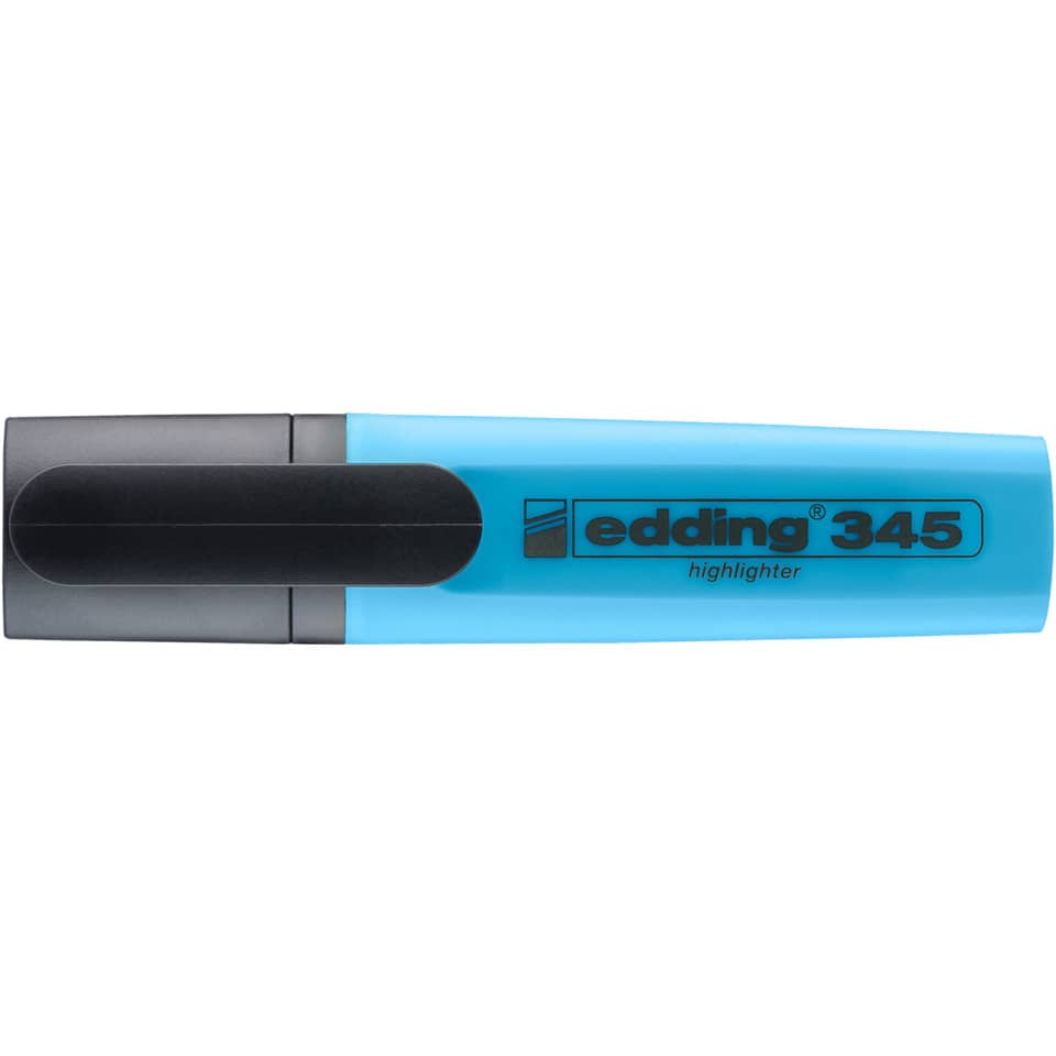 345 Textmarker highlighter - neonhellblau, nachfüllbar