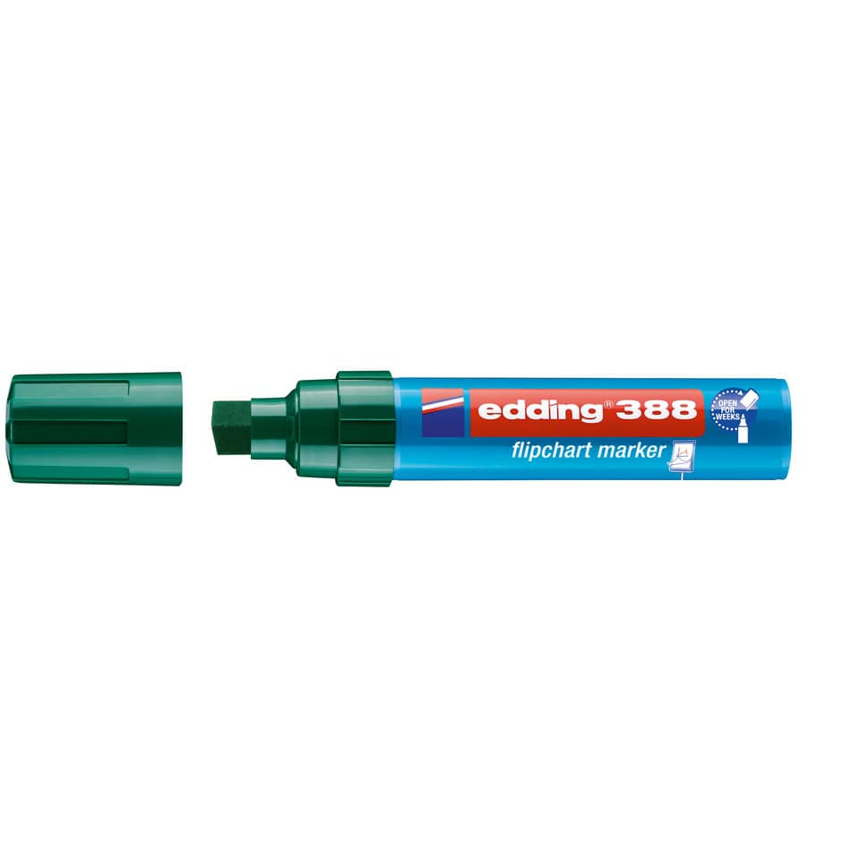 388 Flipchartmarker - 4 - 12 mm, grün