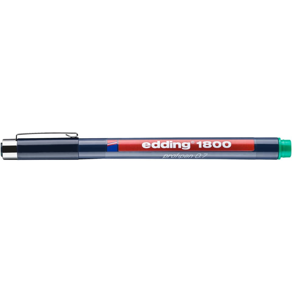 1800 Faserzeichner profipen - 0,7 mm, grün