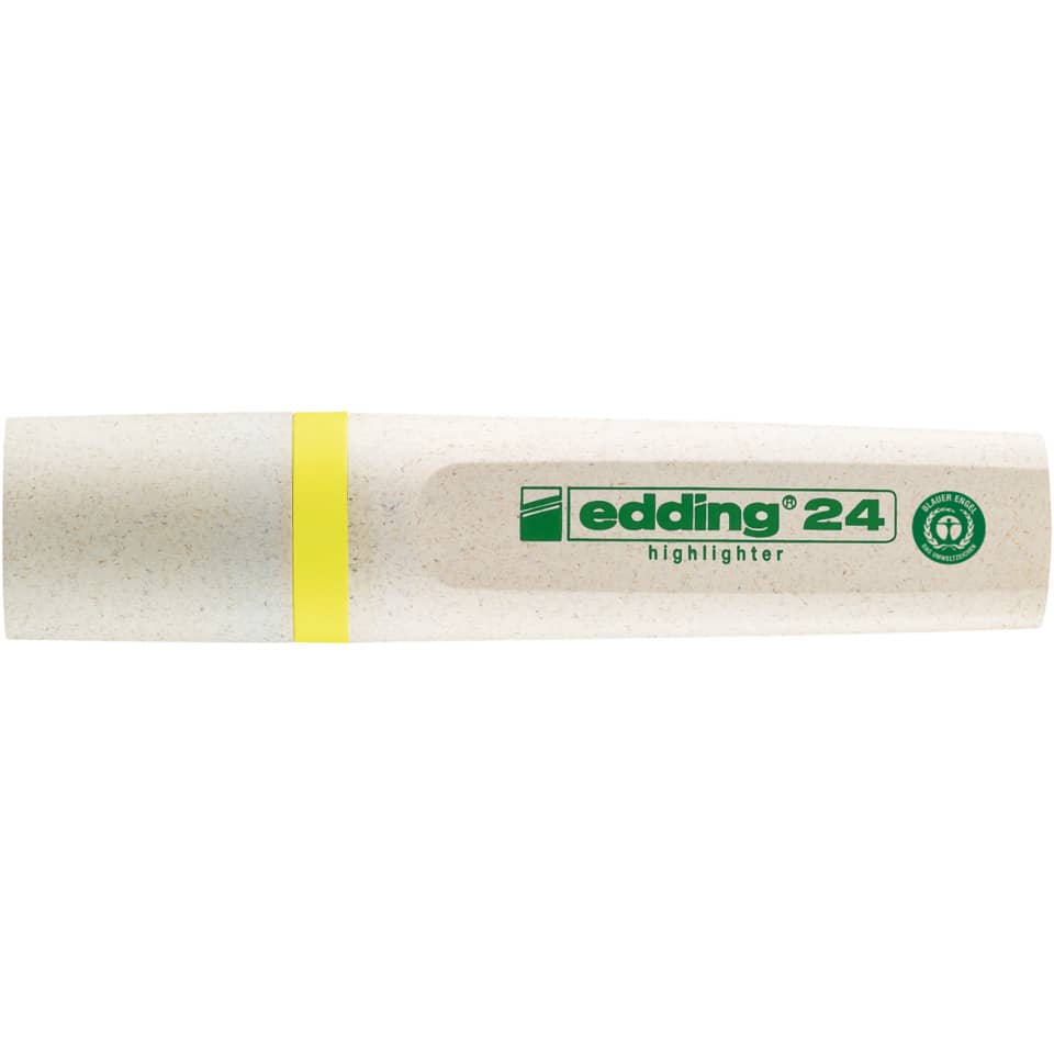 24 EcoLine Textmarker - nachfüllbar, gelb