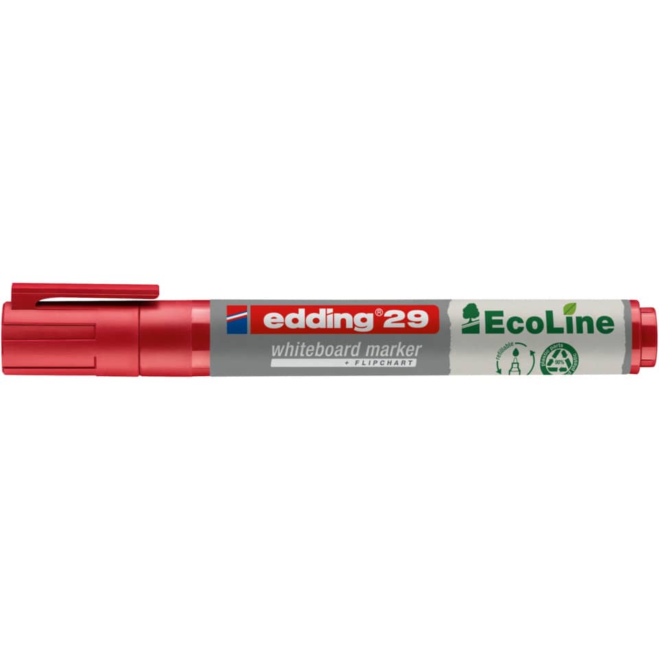 29 Boardmarker EcoLine - nachfüllbar, 1-5 mm, rot