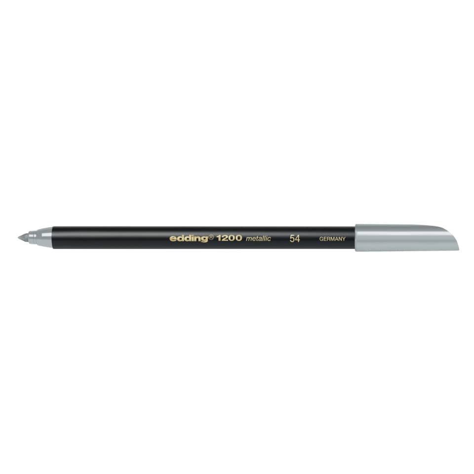1200 Fasermaler metallic colourpen - 1 - 3 mm, silber