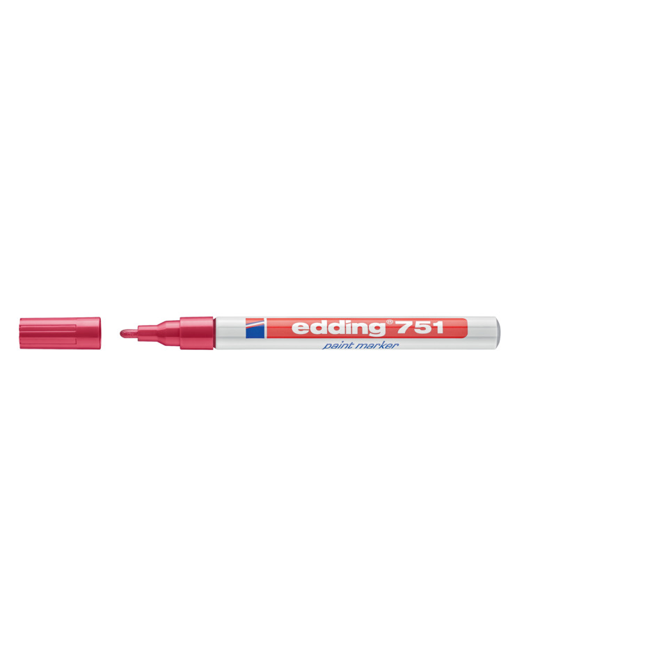 751 Lackmarker - 1 - 2 mm, rot