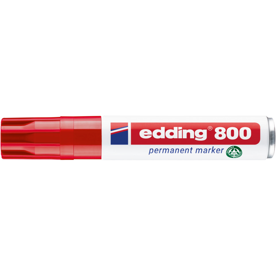 800 Permanentmarker - 4 - 12 mm, rot, nachfüllbar