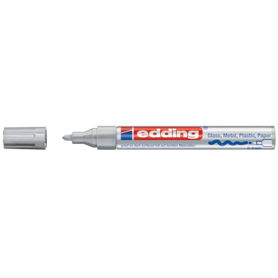 750 Glanzlack-Marker creative - 2 - 4 mm, silber