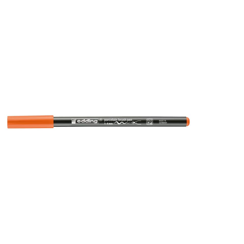4200 Porzellanpinselstift - 1 - 4 mm, orange