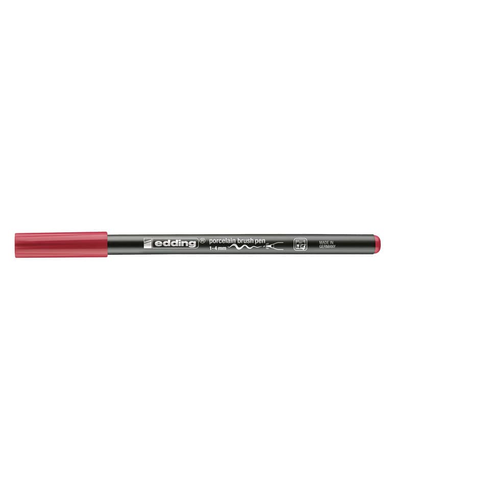 4200 Porzellanpinselstift - 1 - 4 mm, karminrot