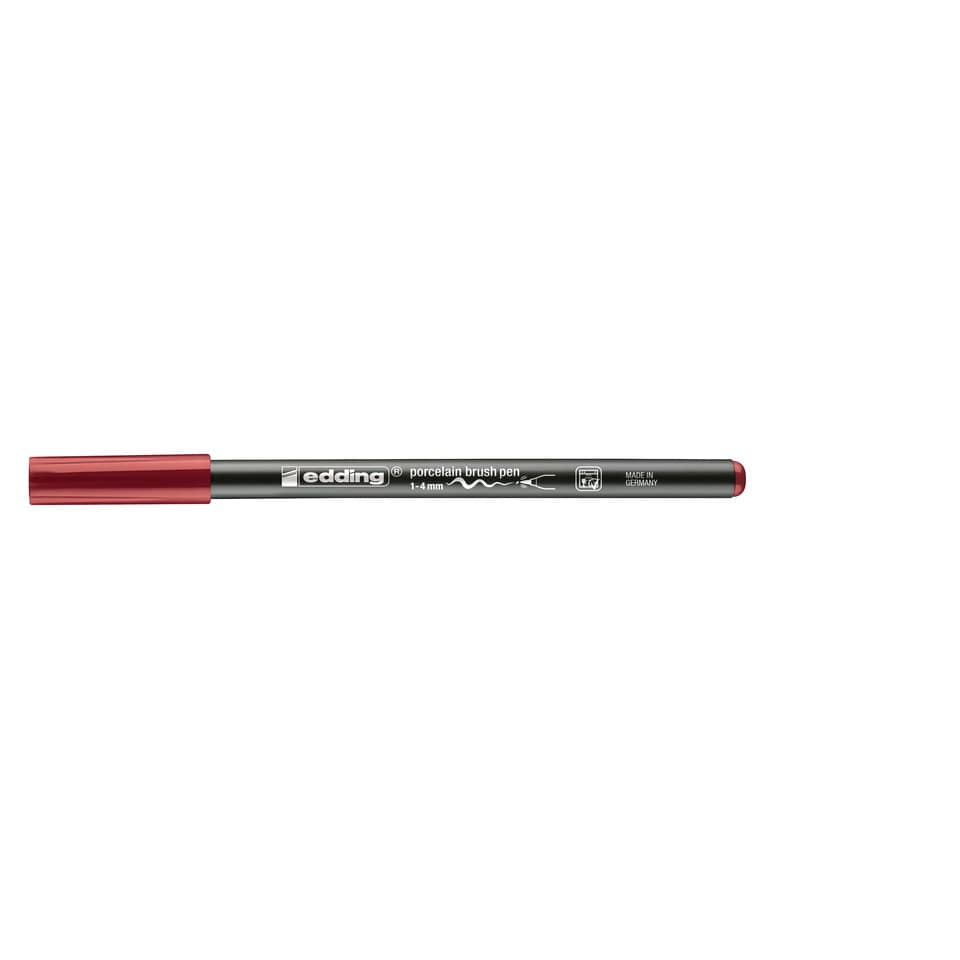 4200 Porzellanpinselstift - 1 - 4 mm, karmesin
