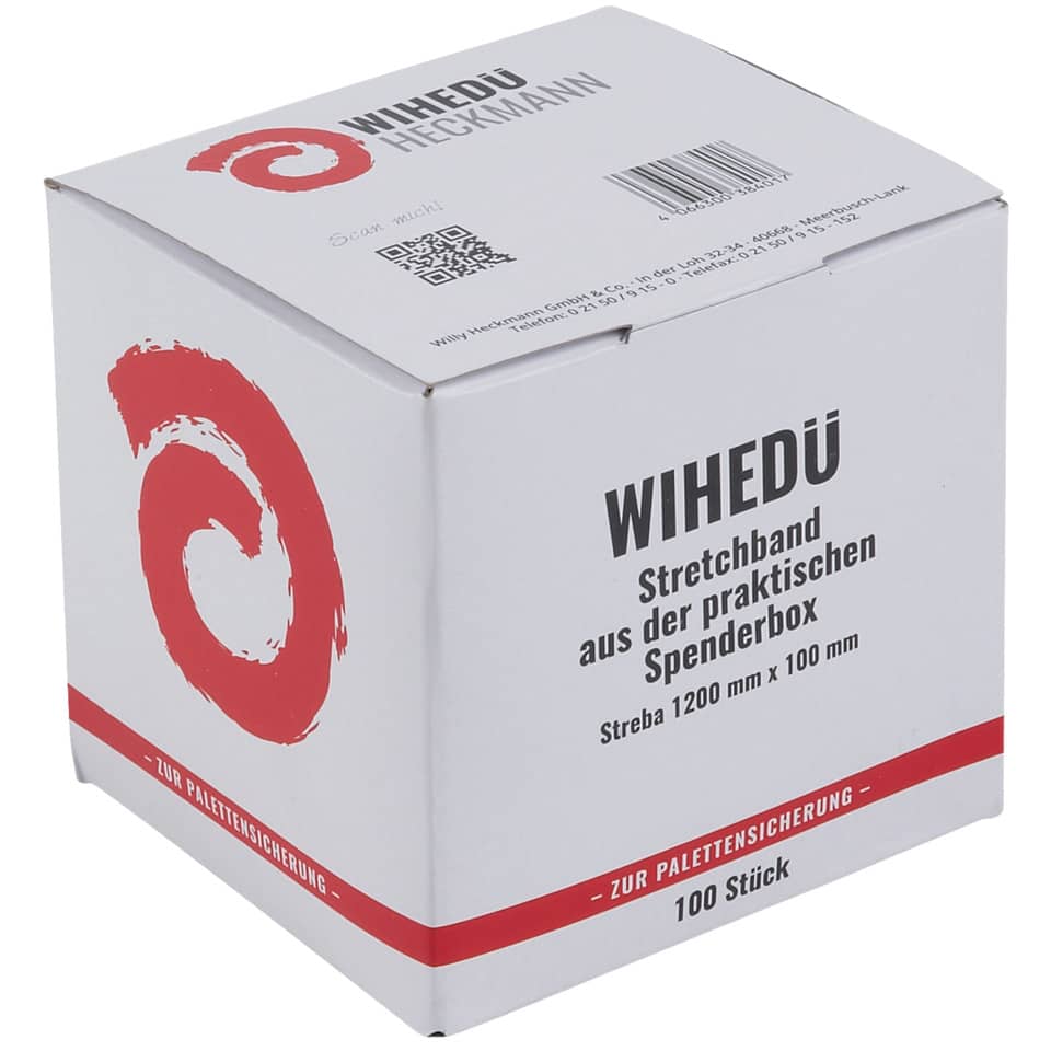 Stretchband in Box - 10 x 120 cm, Folie transprent, 100 Stück