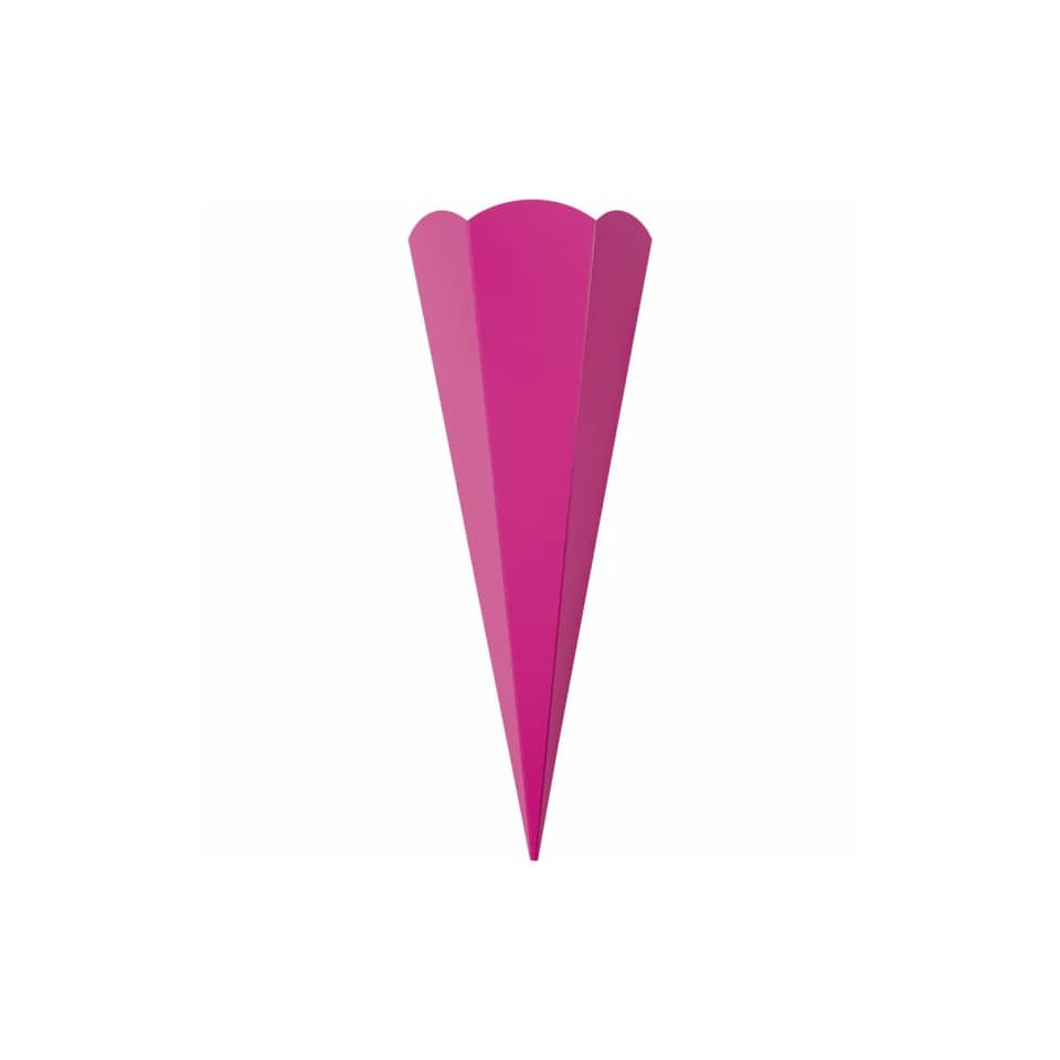 Schultüten Rohling - 68 cm, sechseckig, pink, 5er Pack