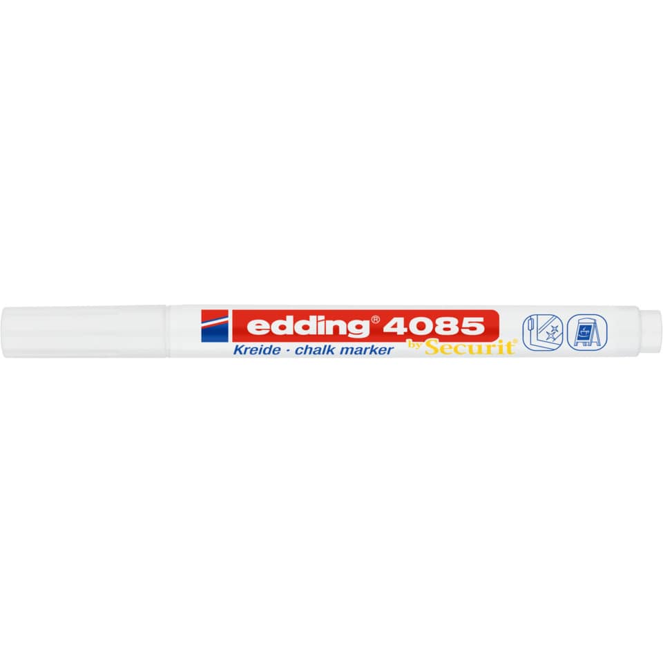4085 Kreidemarker - 1 - 2 mm, weiß
