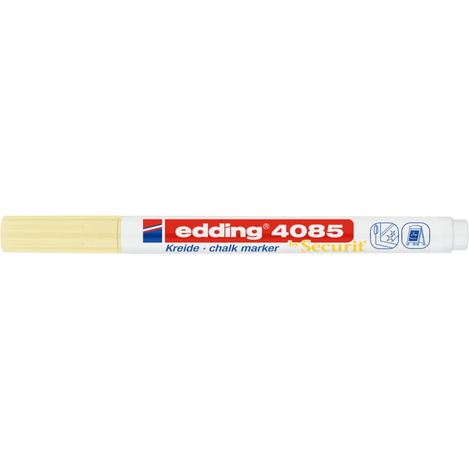 4085 Kreidemarker - 1 - 2 mm, pastellgelb