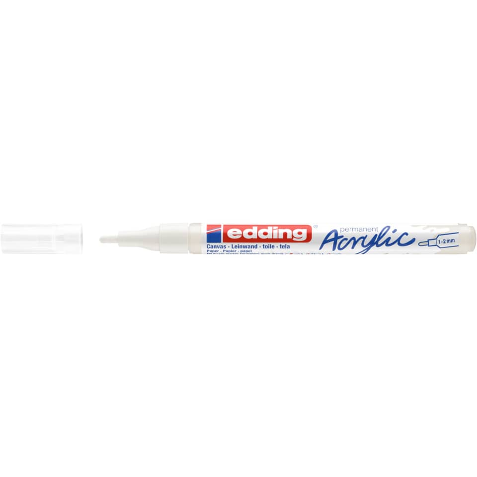 5300 Acrylmarker - 1 - 2 mm, verkehrsweiß