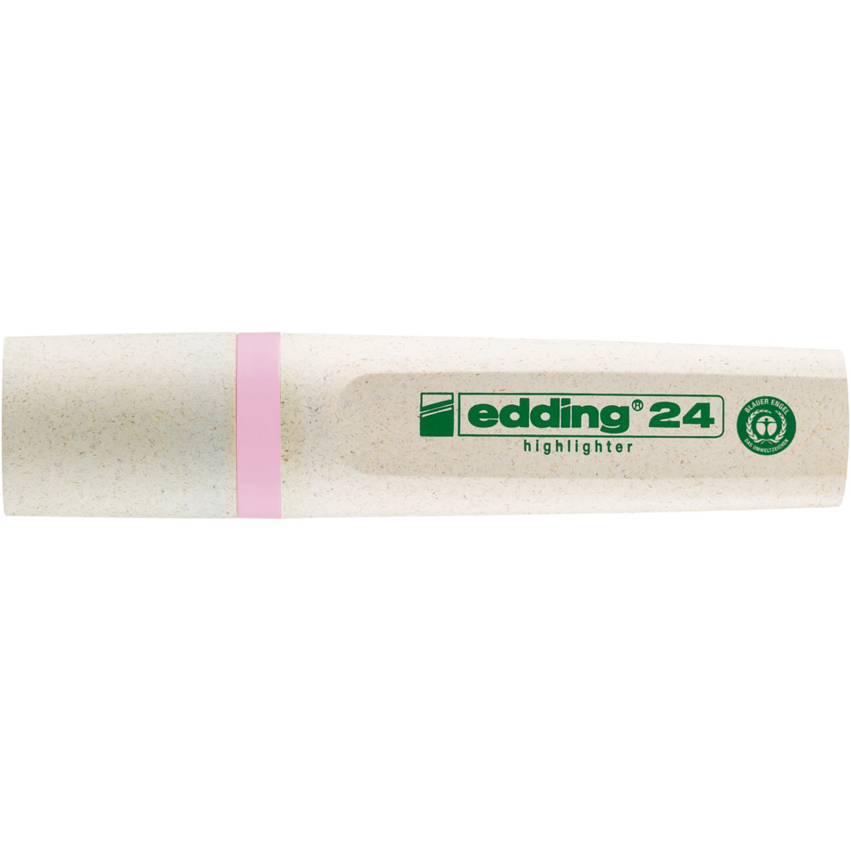 24 EcoLine Textmarker - nachfüllbar, pastellrosa