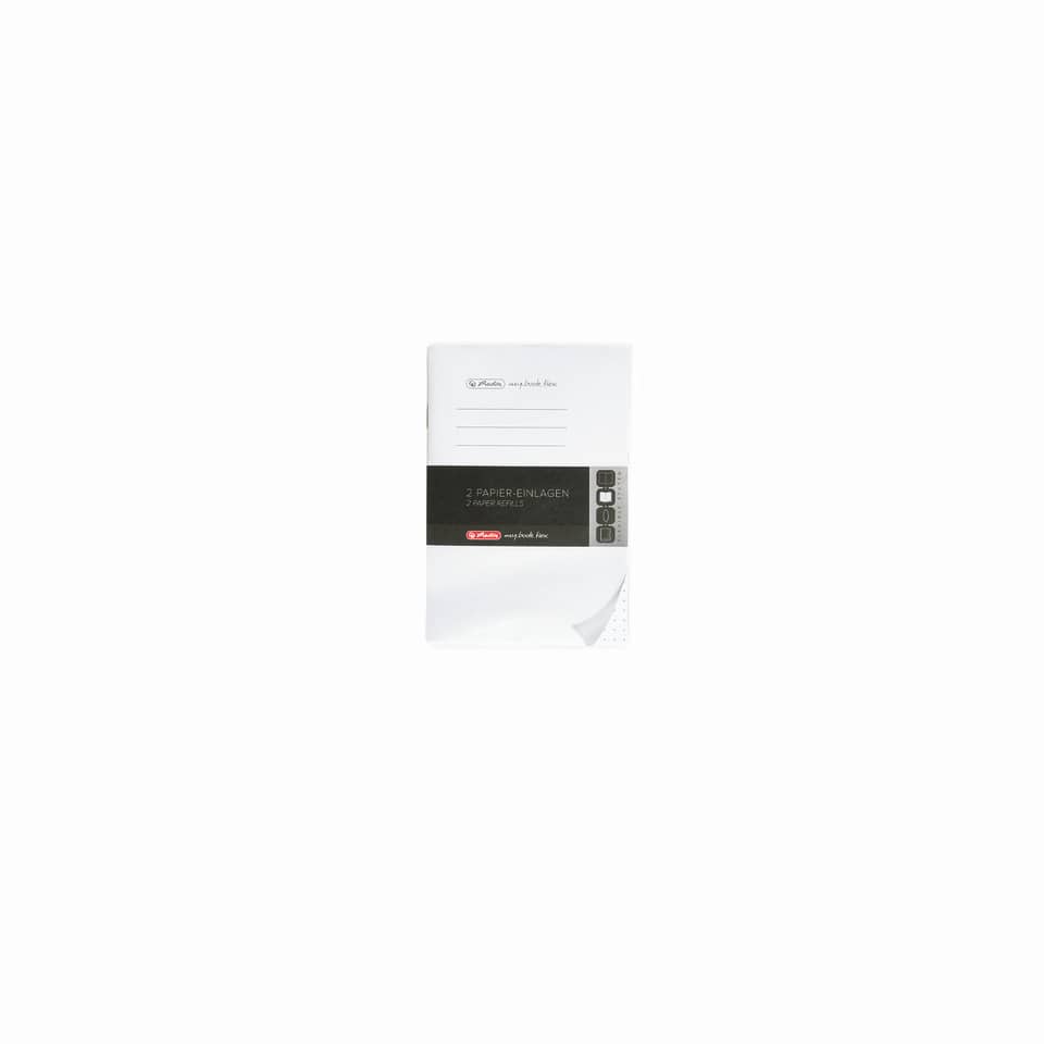 Ersatzeinlage Refill flex - A6, 2x 40 Blatt, punktiert