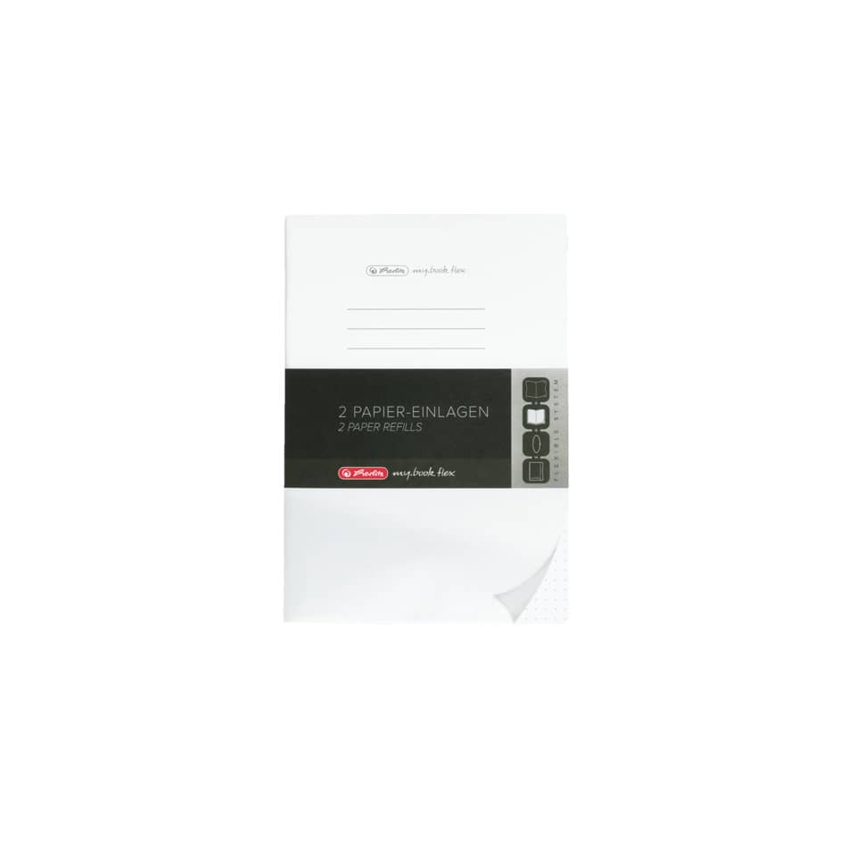 Ersatzeinlage Refill flex - A5, 2x 40 Blatt, punktiert