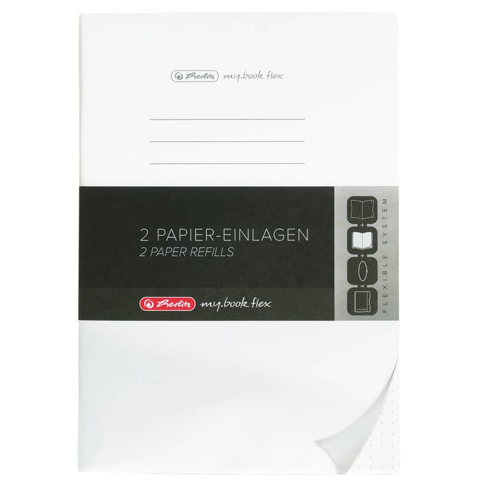 Ersatzeinlage Refill flex - A4, 2x 40 Blatt, punktiert