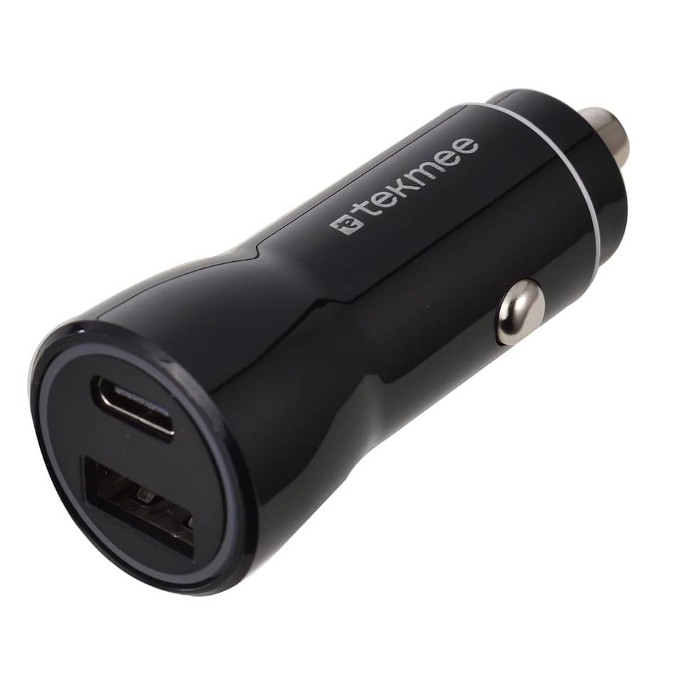 Ladeadapter USB für Auto schwarz