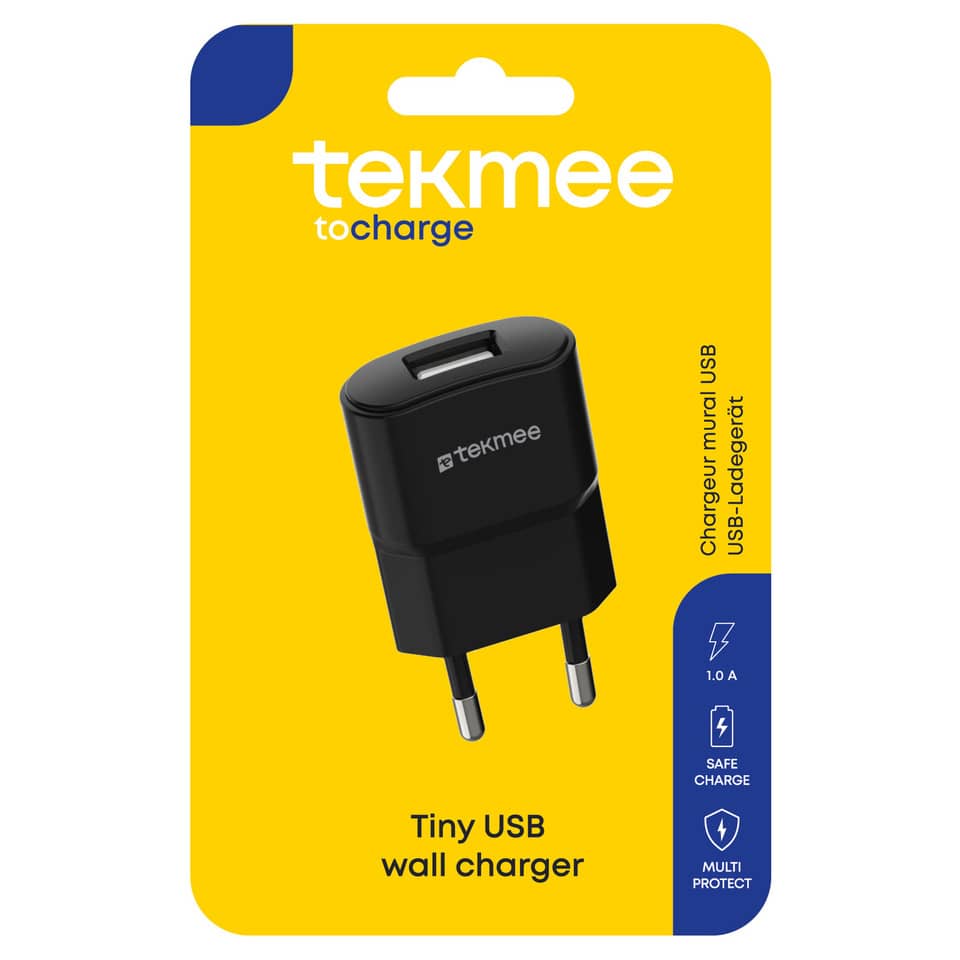 Ladeadapter USB schwarz