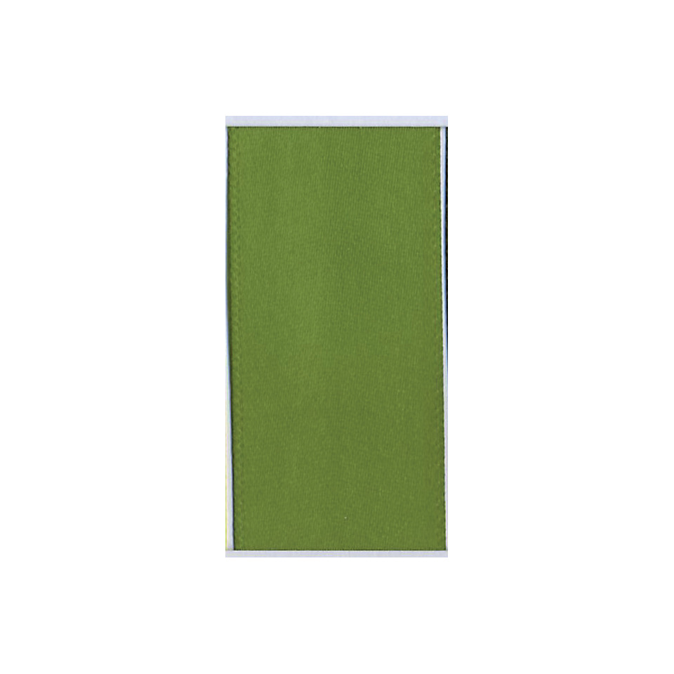 Doppelsatinband - 3 mm x 50 m, grün