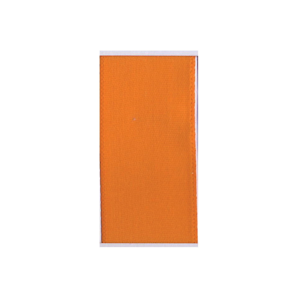 Doppelsatinband - 3 mm x 50 m, orange