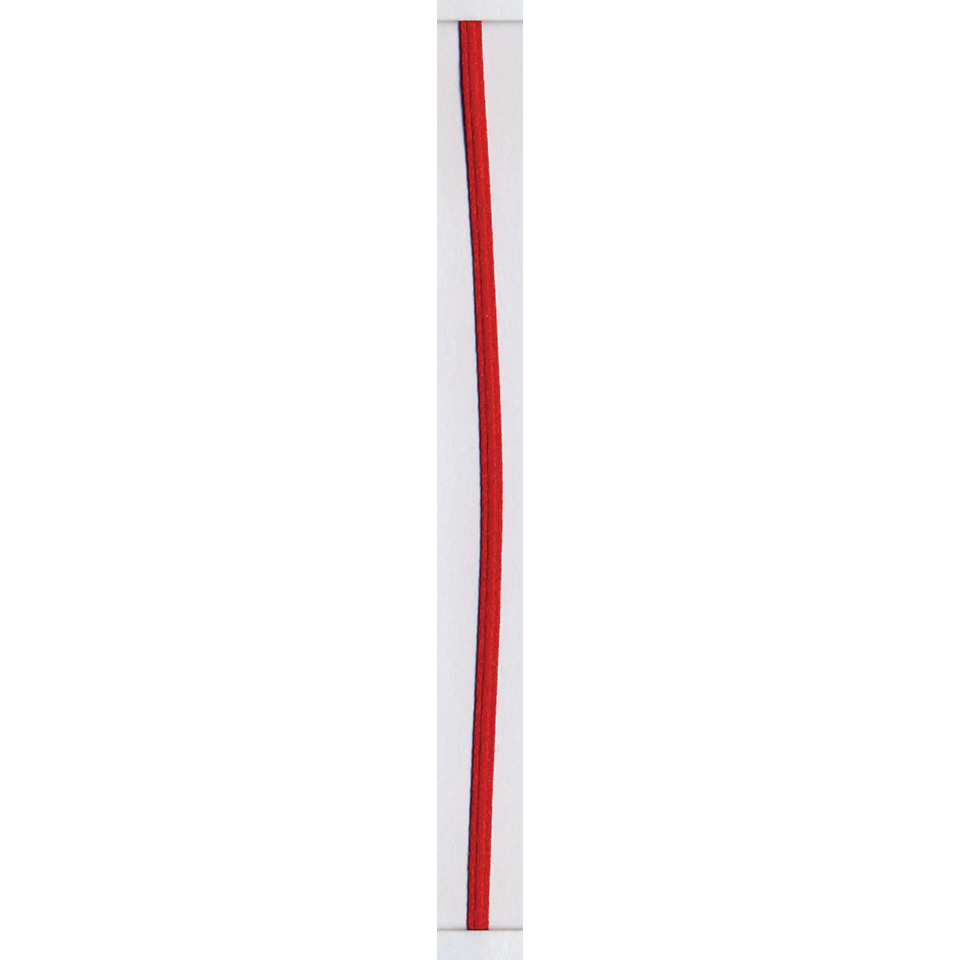 Doppelsatinband - 3 mm x 50 m, rot
