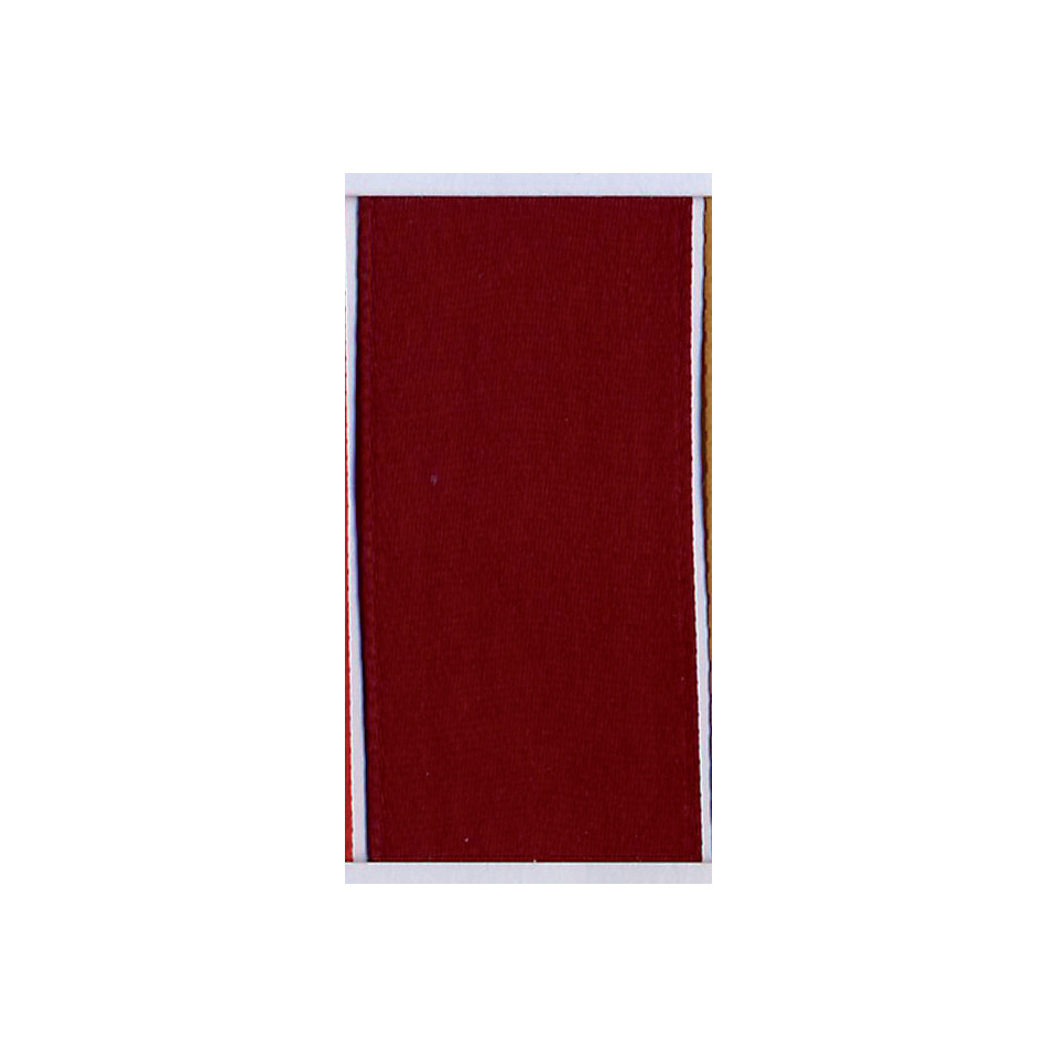 Doppelsatinband - 3 mm x 50 m, weinrot