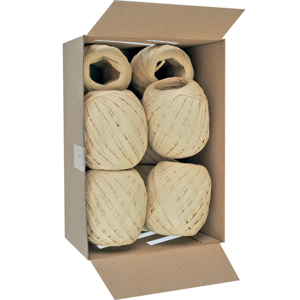 Bast Raffia - 7 mm x 30 m, natur