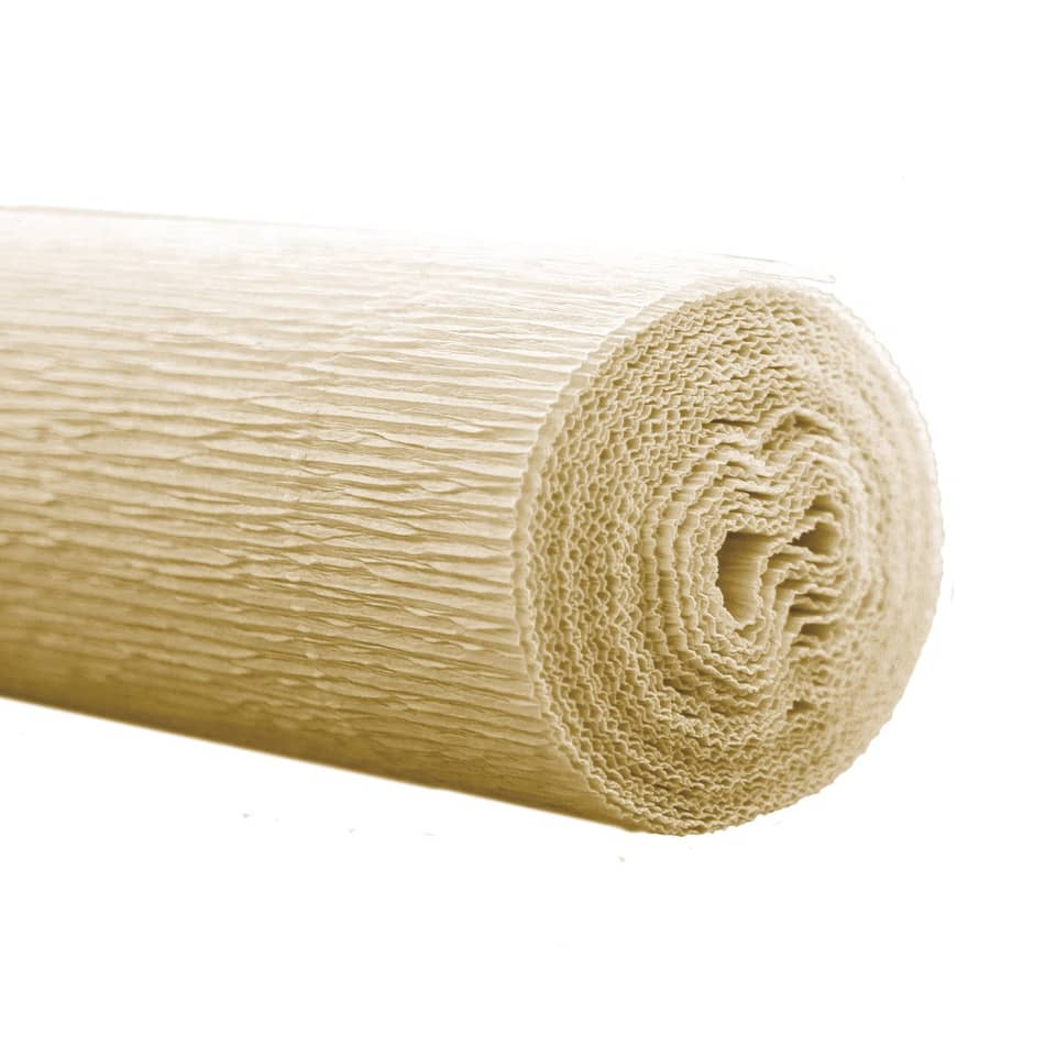 Floristen Krepppapier - 50 x 250 cm, champagner