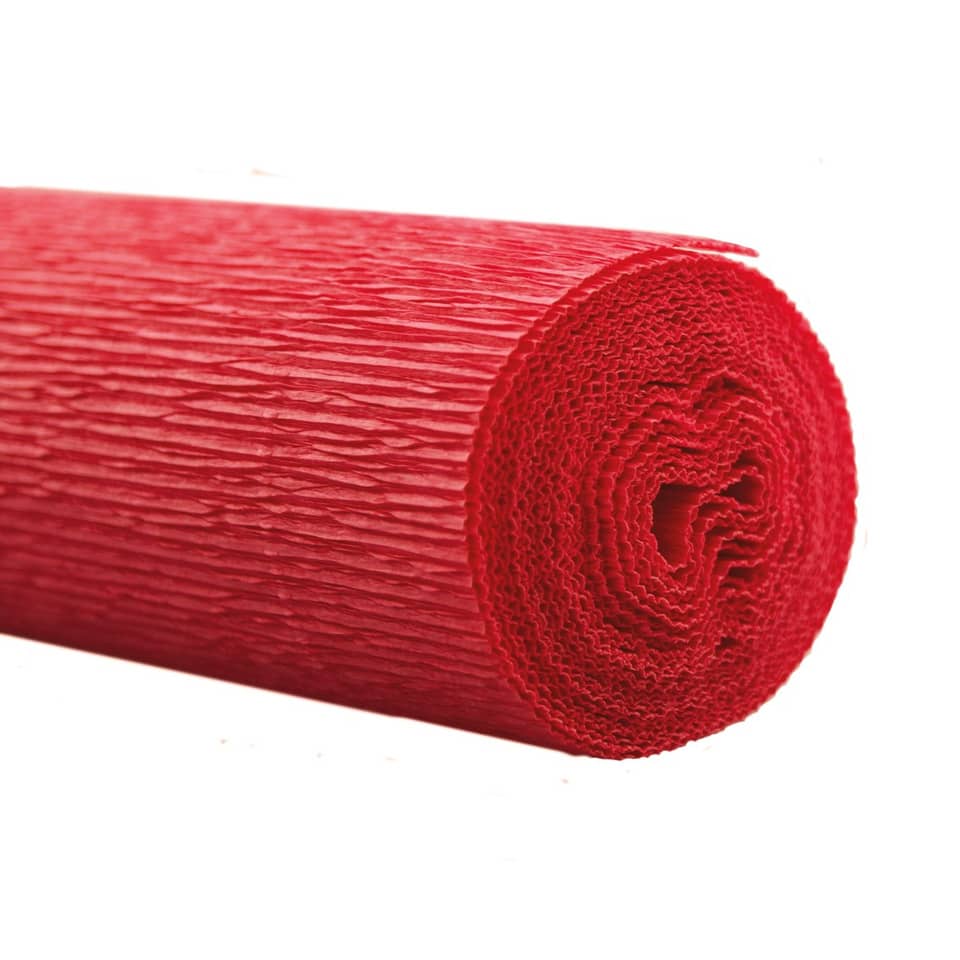 Floristen Krepppapier - 50 x 250 cm, rotorange