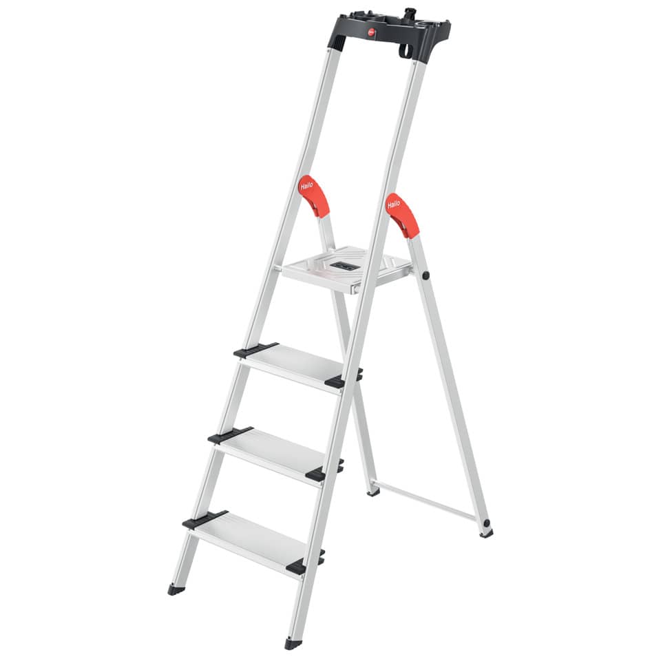 Alu-Sicherheitsleiter L80 ComfortLine - 4 Stufen