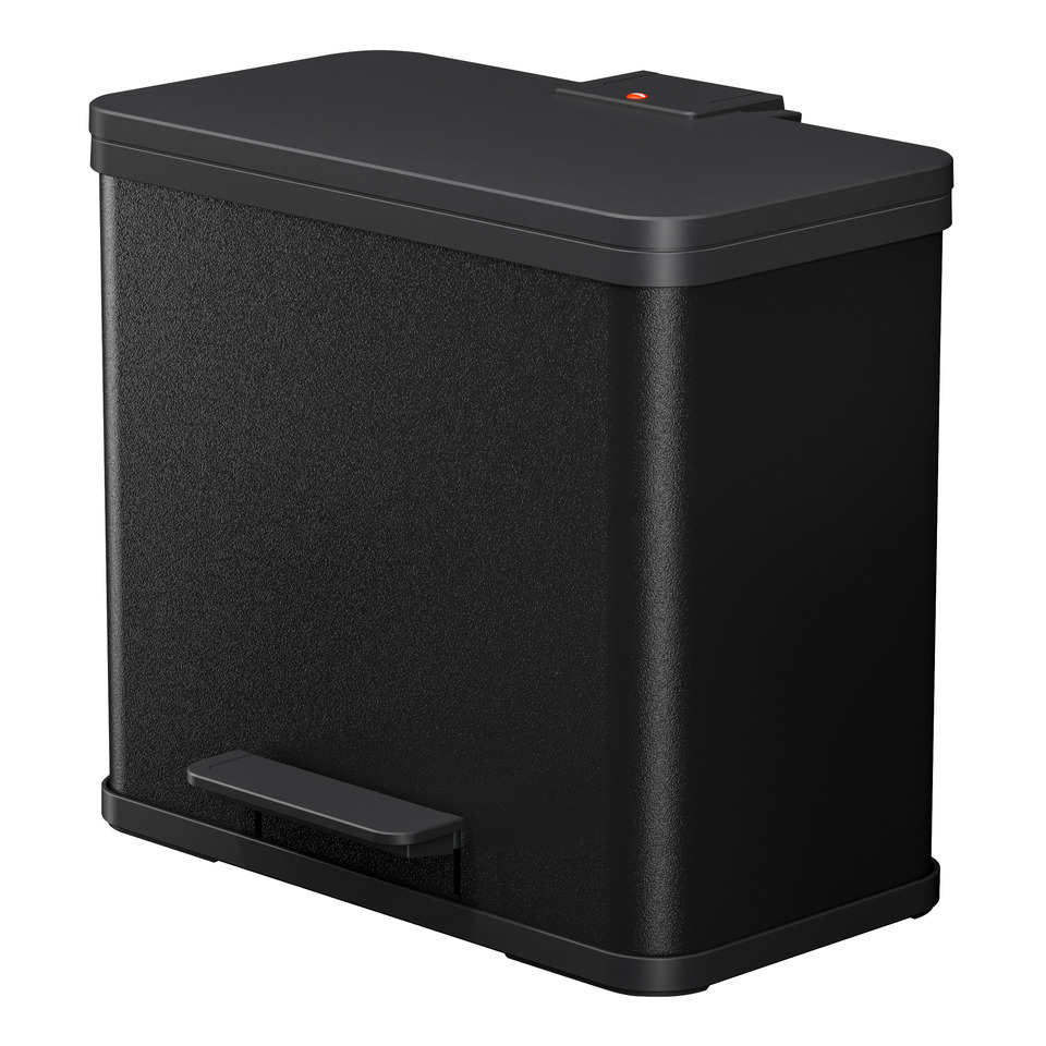 Tret-Abfalltrenner Öko Trio Plus L - 3 x 9 l, schwarz