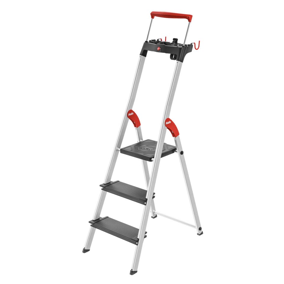 Alu-Sicherheitsleiter L100 TopLine - 3 Stufen