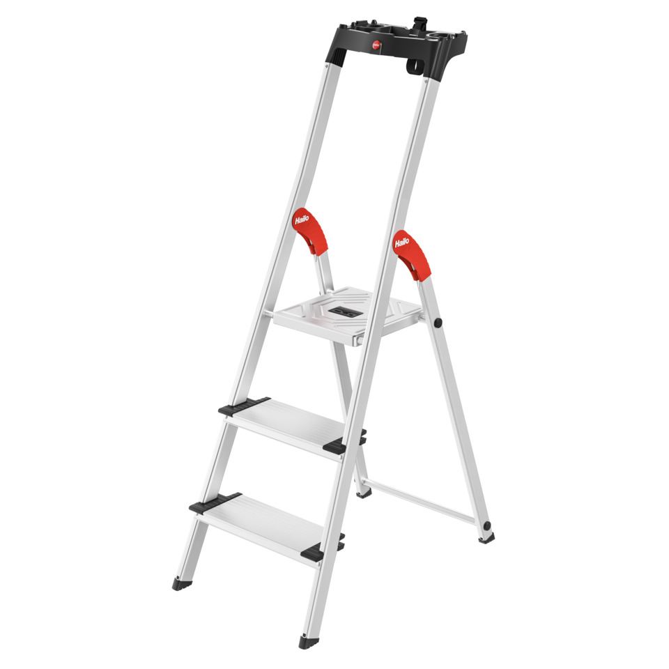 Alu-Sicherheitsleiter L80 ComfortLine - 3 Stufen
