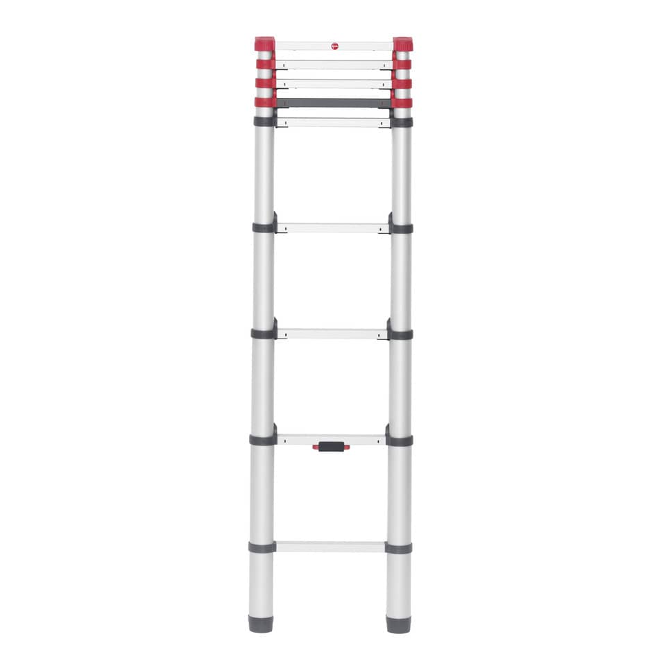 Alu-Sicherheits-Teleskopleiter T80 FlexLine - 9 Sprossen