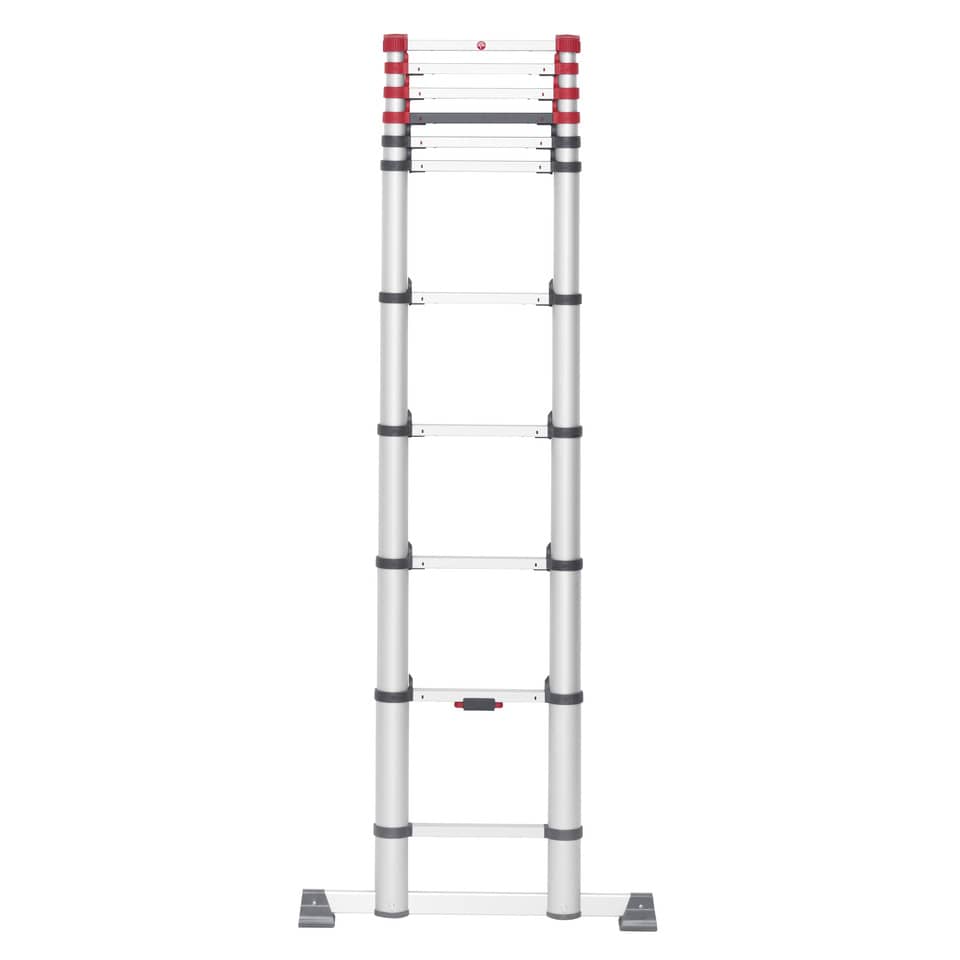 Alu-Sicherheits-Teleskopleiter T80 FlexLine - 11 Sprossen