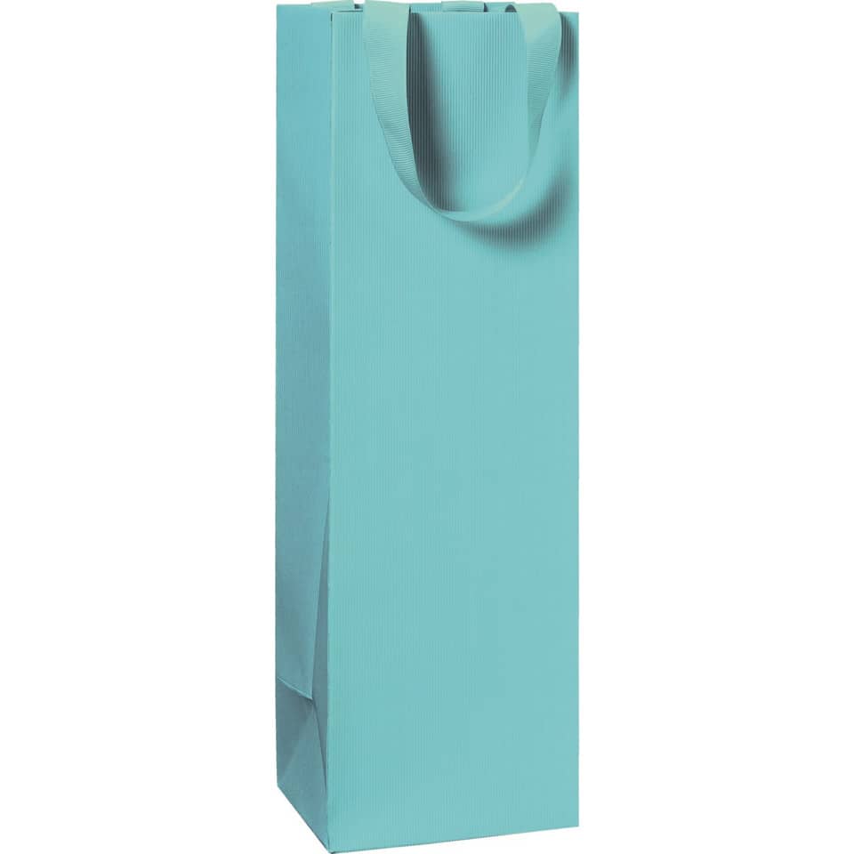 Flaschentragetasche One Colour - 11 x 36 x 10,5 cm, hellblau