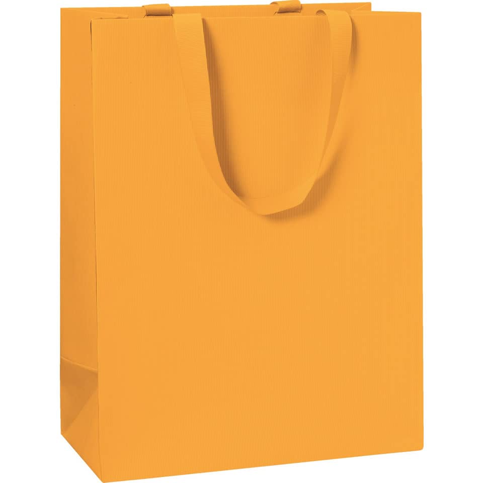 Geschenktragetasche One Colour - 23 x 30 x 13 cm, orange