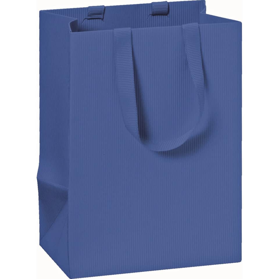 Geschenktragetasche One Colour - 10 x 14 x 8 cm, dunkelblau
