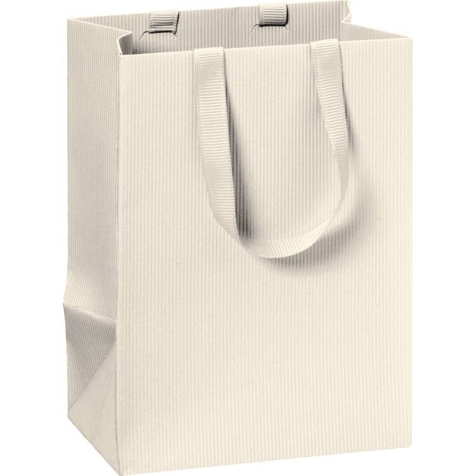 Geschenktragetasche One Colour - 10 x 14 x 8 cm, beige