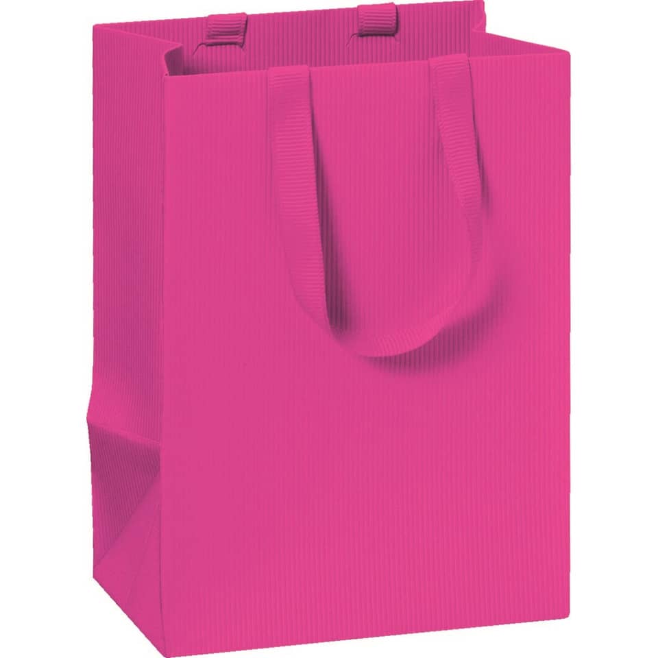 Geschenktragetasche One Colour - 10 x 14 x 8 cm, pink